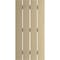 Ekena Millwork Rustic Four Board Spaced Board-n-Batten Hand Hewn Faux Wood Shutters, 23 1/2W x 60H, PR SHUBSS23X60HHPR - alternate 19
